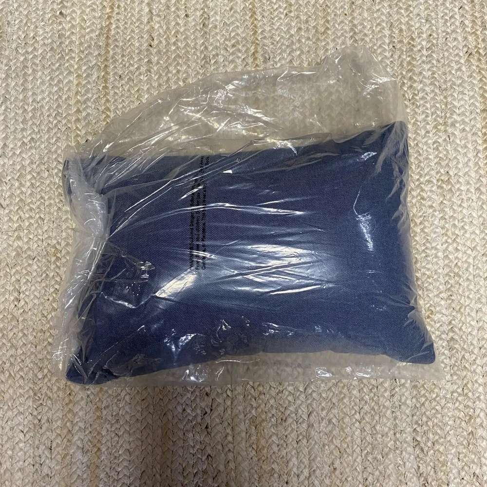 NEW Levi’s x Target Quilted Patchwork Blue Lumbar Throw Pillow, 14” x 20”
